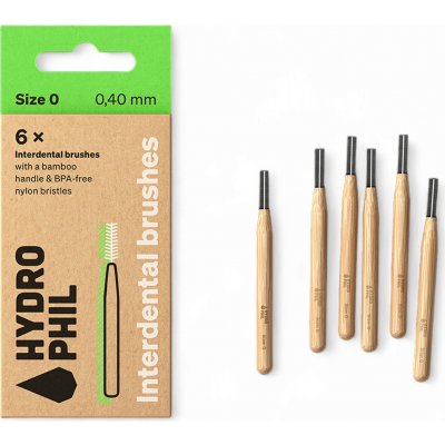 Hydrophil Bambusový mezizubní kartáček 0,40 mm 6 ks – Zboží Dáma