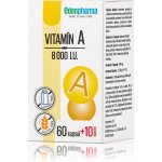 EDENPharma Vitamin A 8000 I.U. 60+10 kapslí – Hledejceny.cz