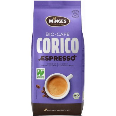 Minges Bio Café Corico Espresso zrnková 0,5 kg – Hledejceny.cz