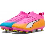 Puma FUTURE 9 MATCH FG/AG JR Růžová Oranžová Světle modrá Bílá – Zboží Dáma