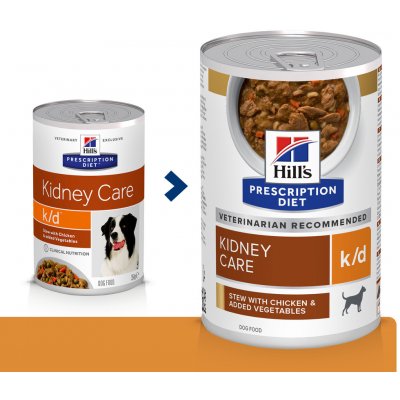 Hill’s Prescription Diet Adult Dog K/D Kidney Care Chicken 370 g