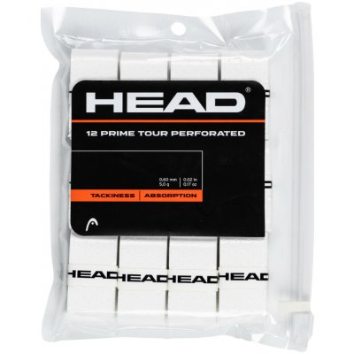 Head Prime Tour Perforated 12 ks Bílá – Zboží Mobilmania