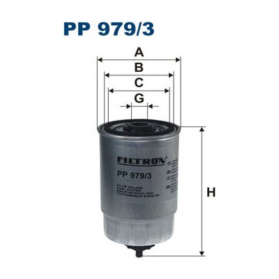 FILTRON Palivový filtr PP 979/3 – Zboží Mobilmania