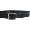 Pásek Penny Belts dámský kožený opasek 4663 černý