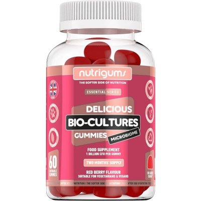 Nutrigums Bio-Cultures Microbiome probiotika 60 želé bonbónů – Hledejceny.cz