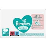 Pampers Sensitive Baby Dětské Čisticí Ubrousky 12 balení 624 ks – Zboží Dáma