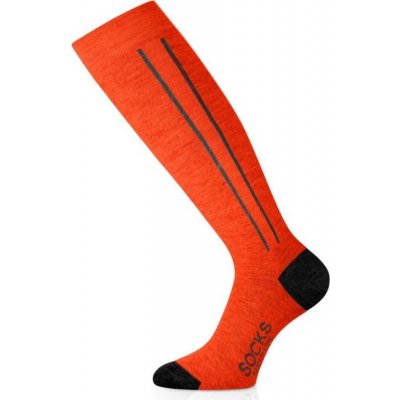 Lasting lyžařské merino podkolenky FWC oranžové – Zboží Dáma