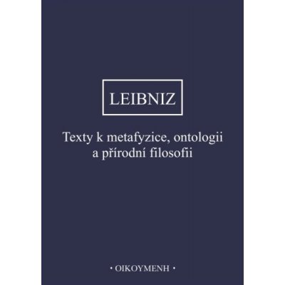 Texty k metafyzice,ontologii a přírodní filosofii – Hledejceny.cz