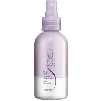 Avon Skin So Soft Firming & Restoring Satin Sheer Dual Oil Spray zpevňující  obnovující hedvábný dvousložkový olej ve spreji 150 ml od 579 Kč -  Heureka.cz