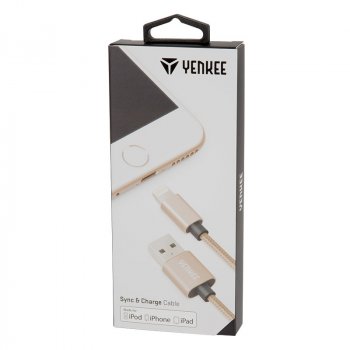 Yenkee YCU 601 GD USB / lightning, 1m