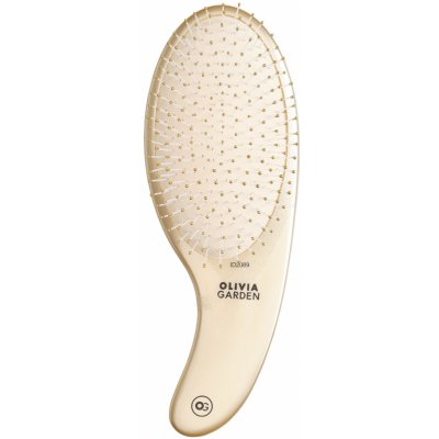 Olivia Garden kartáč na rozčesávání curve nylon bristles gold 1 ks – Zboží Mobilmania