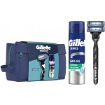 Gillette Dárková sada: Mach3 holicí strojek + 1 Břit + gel Series 200 ml + Taška – Zbozi.Blesk.cz