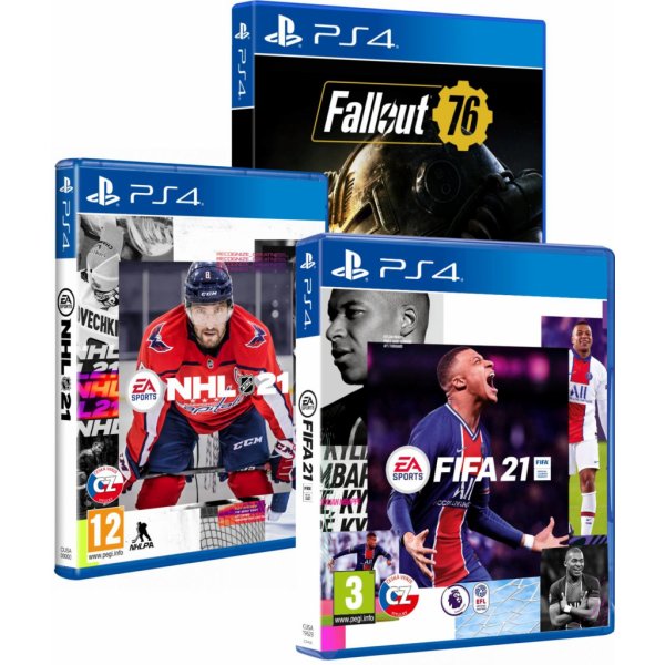 FIFA 21 + NHL 21 + Fallout 76 od 2 699 Kč - Heureka.cz