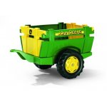 ROLLY TOYS Vlečka za traktor 1osá zelený přívěs FARM TRAILER JD – Zbozi.Blesk.cz