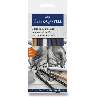 Faber-Castell Umělecká sada GOLDFABER Charcoal sketch 7ks