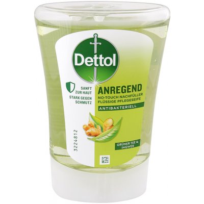 Dettol tekuté mydlo náplň do bezdotykového dávkovače Green Tee & Ginger 250 ml – Sleviste.cz