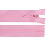 Spirálový zip skrytý No 5 délka 60 cm pevný, střední, 134 růžová dětská světlá – Hledejceny.cz