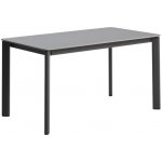 Kave Home Anafi 80 x 140 cm Šedý stůl s keramickou deskou – Hledejceny.cz