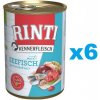 Konzerva pro psy Rinti Kennerfleisch mořská ryba 6 x 400 g