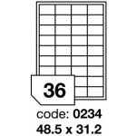 Rayfilm R0100.0234A samolepící 48,5x31,2mm bílé 100 listů – Hledejceny.cz