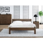 AMI Nábytek masiv Viktoria ořech s roštem – Sleviste.cz