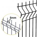 Plotový panel 3D OPTIMAL 5/5, antracit Výška: 1530mm – Hledejceny.cz