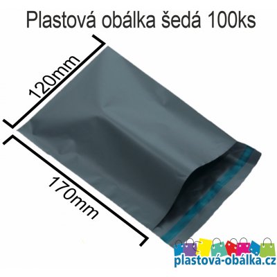 ZAWMARK Plastové obálky šedé 60µm ECONOMY Rozměr: 120 x 170 mm – Zboží Živě