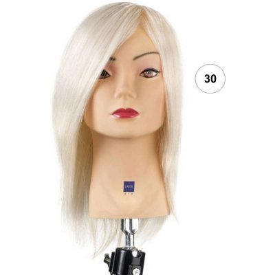 Labor Pro Cvičná hlava 100% angora ultra blond délka vlasů 30 cm vysoká hustota – Hledejceny.cz