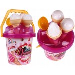 Teddies Sada na písek kbelík formičky zmrzlina Modrá – Sleviste.cz