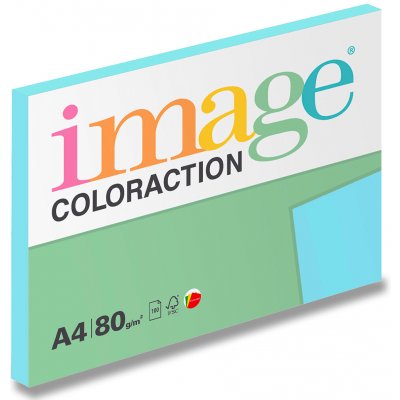 Image Coloraction barevný papír A4 80 g pastelová ledově modrá 119093 100 ks – Zboží Dáma