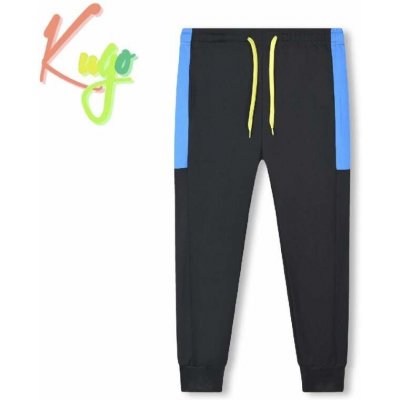 Kugo WT7301B modrý pruh černá – Zboží Dáma