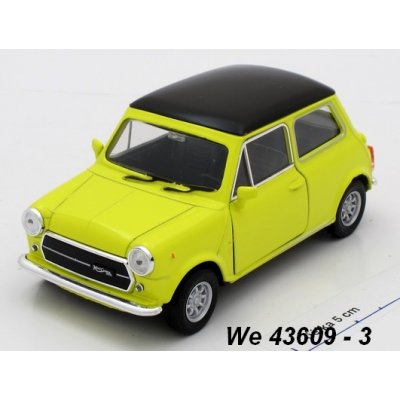 Welly Mini Cooper 1300 yellow code 43609 modely aut 1:34 – Zboží Mobilmania