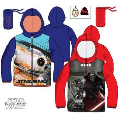 Javoli Chlapecká šusťáková bunda Star Wars červená – Zboží Mobilmania