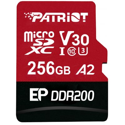 Patriot EP DDR200 Micro SDXC 256GB PEF256GEP33MCX – Zboží Živě
