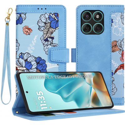 Techsuit FlipCraft flipové Motorola Edge 60/Edge 60 Fusion Vibrant Blue – Zboží Živě