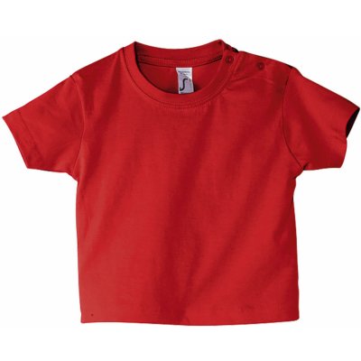Sols Mosquito dětské triko s krátkým rukávem SL11975 Red – Zboží Mobilmania