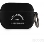 Karl Lagerfeld AirPods cover Silicone RSG KLACA2SILRSGBK – Zboží Živě