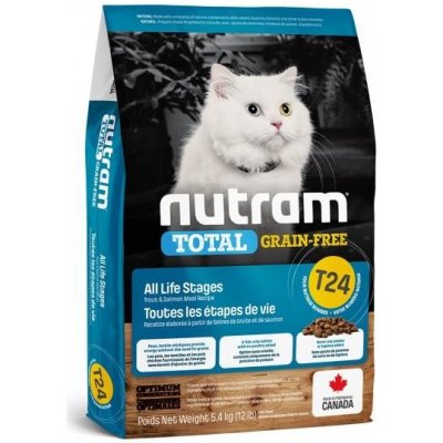 Nutram T24 Total Grain Free Salmon Trout Cat 3 x 5,4 kg – Hledejceny.cz