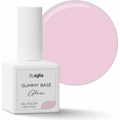 Aglia Gummy Base Glaze gel lak 15 ml – Zboží Dáma