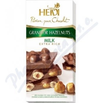 Heidi mléčná karamelizované ořechy 100 g
