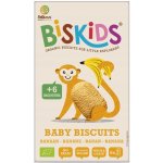 Belkorn BISkids BIO dětské celozrnné sušenky s banánem bez přidaného cukru 6M+ 120 g – Zboží Dáma