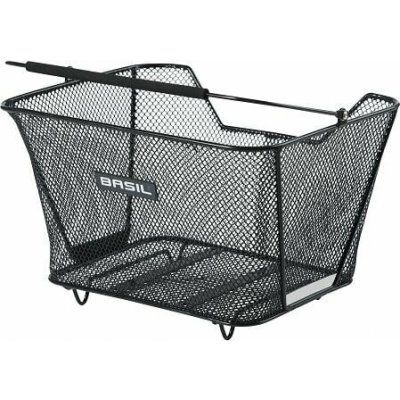Basil Base M MIK Bicycle Basket zadní černý – Zboží Mobilmania