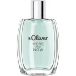 s.Oliver Here and Now Men voda po holení pro muže 50 ml – Hledejceny.cz