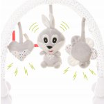 4Baby plyšový oblouk s hračkami Rabbit šedý – Zboží Mobilmania