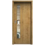 Sapeli Elegant Komfort M60 posuvné dub sukatý 110 x 210 cm Čiré sklo – Hledejceny.cz