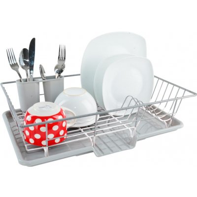 Orion Odkapávač na nádobí, bílo - šedý, až 10 talířů, ARIES – Sleviste.cz