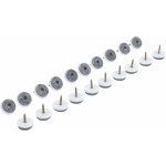 Podložky filcové pod nábytek, se šrouby, O 24 mm, 20dílná sada - BGS 80862 – Sleviste.cz