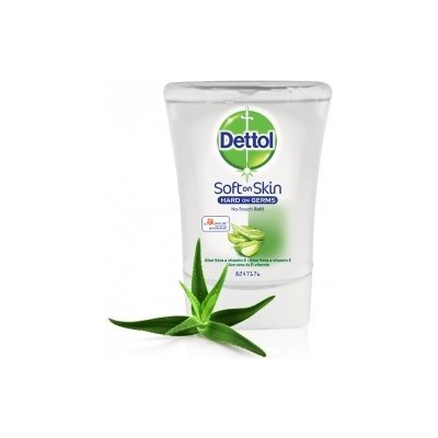 Dettol Soft on Skin tekuté antibakteriální mýdlo s aloe vera náhradní náplň 250 ml – Zbozi.Blesk.cz