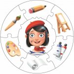 Puzzlika 13517 Profese 1 naučné 21 dílků – Zboží Mobilmania