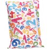 Sedací vak a pytel Vipera Pillow Numbers1 tapeta vzorovaný polyester